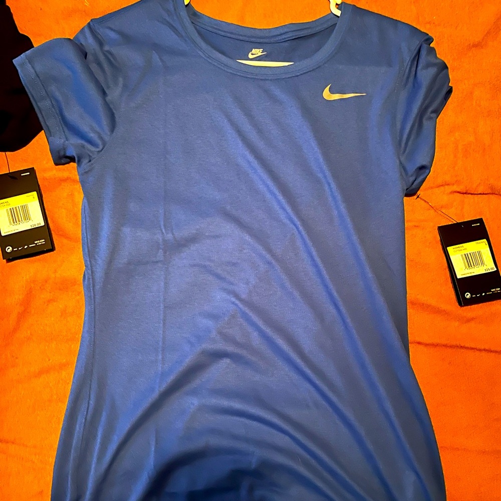 Blue Nike crew neck